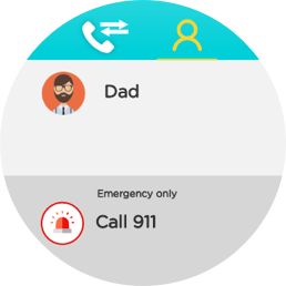secure call from dad