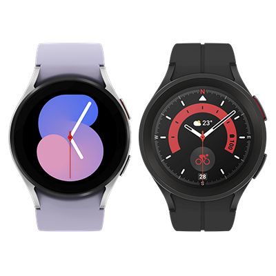Galaxy Watch5 and Galaxy Watch5 Pro.