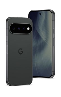 Google Pixel 11 - Obsidian - 256GB, front view, front view-slide-0
