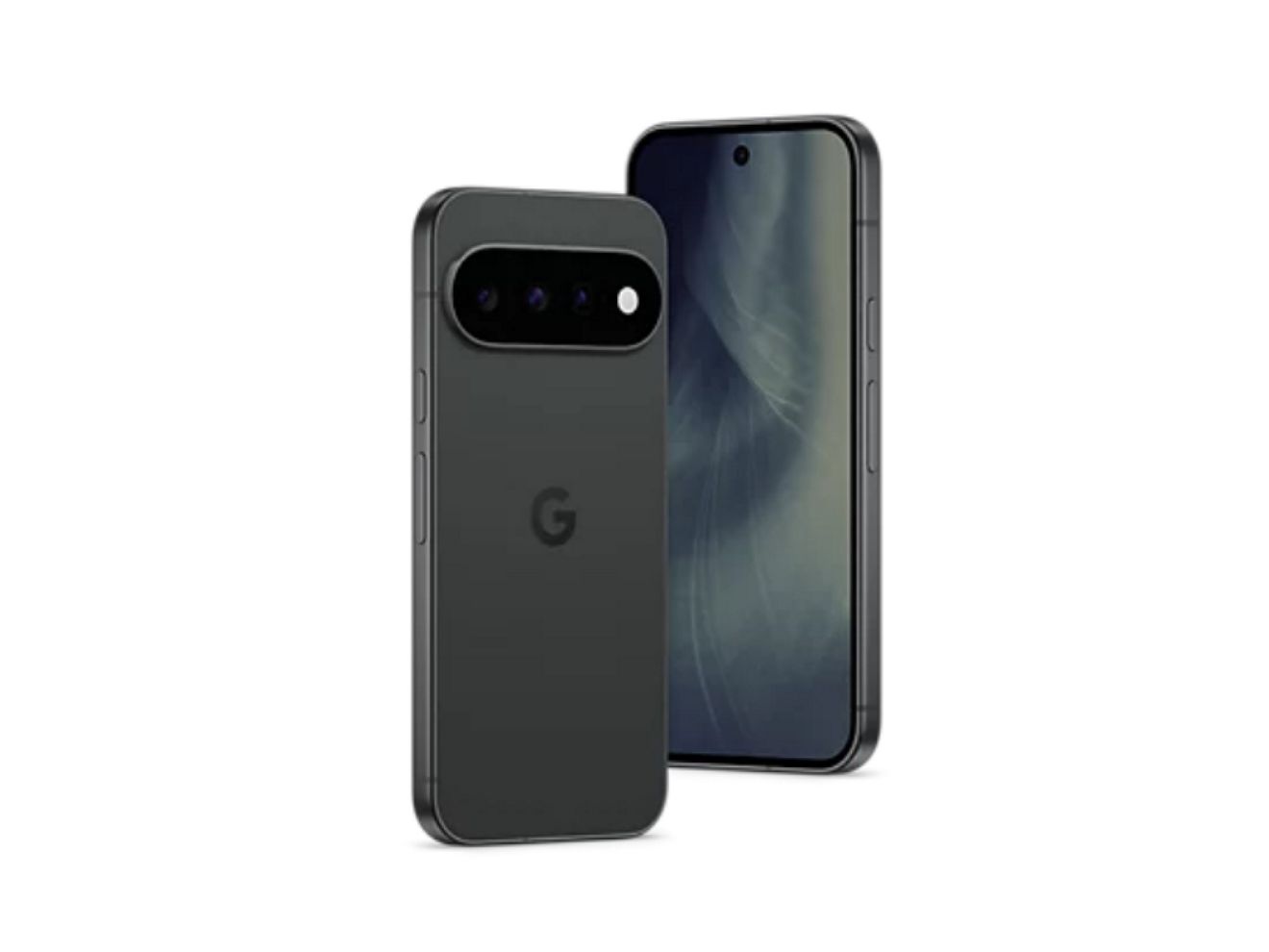 Two Google Pixel 11 devices shown back and front.