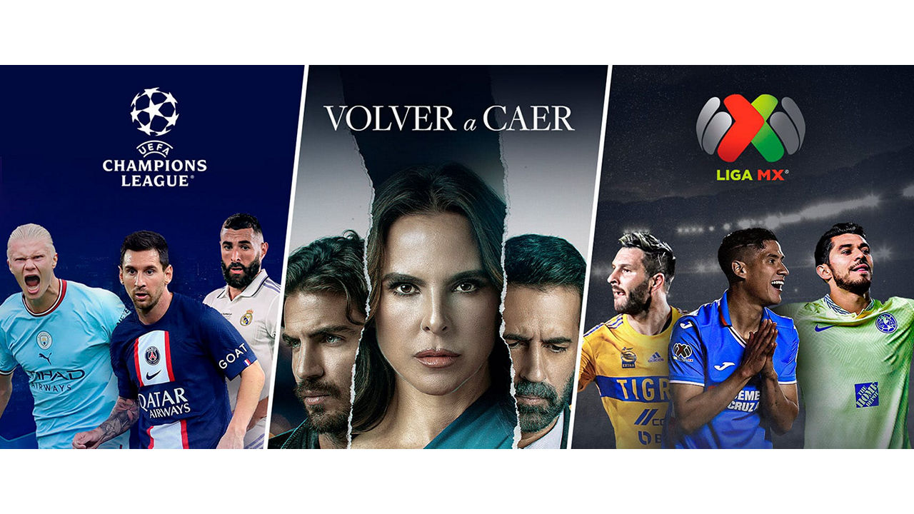 ​​Vix-plus streaming Champions League, Volver a Caer, and Liga MX.​