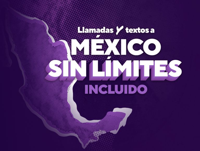 Map of Mexico. Calls and texts to Mexico Unlimited included. Metro by T-Mobile.