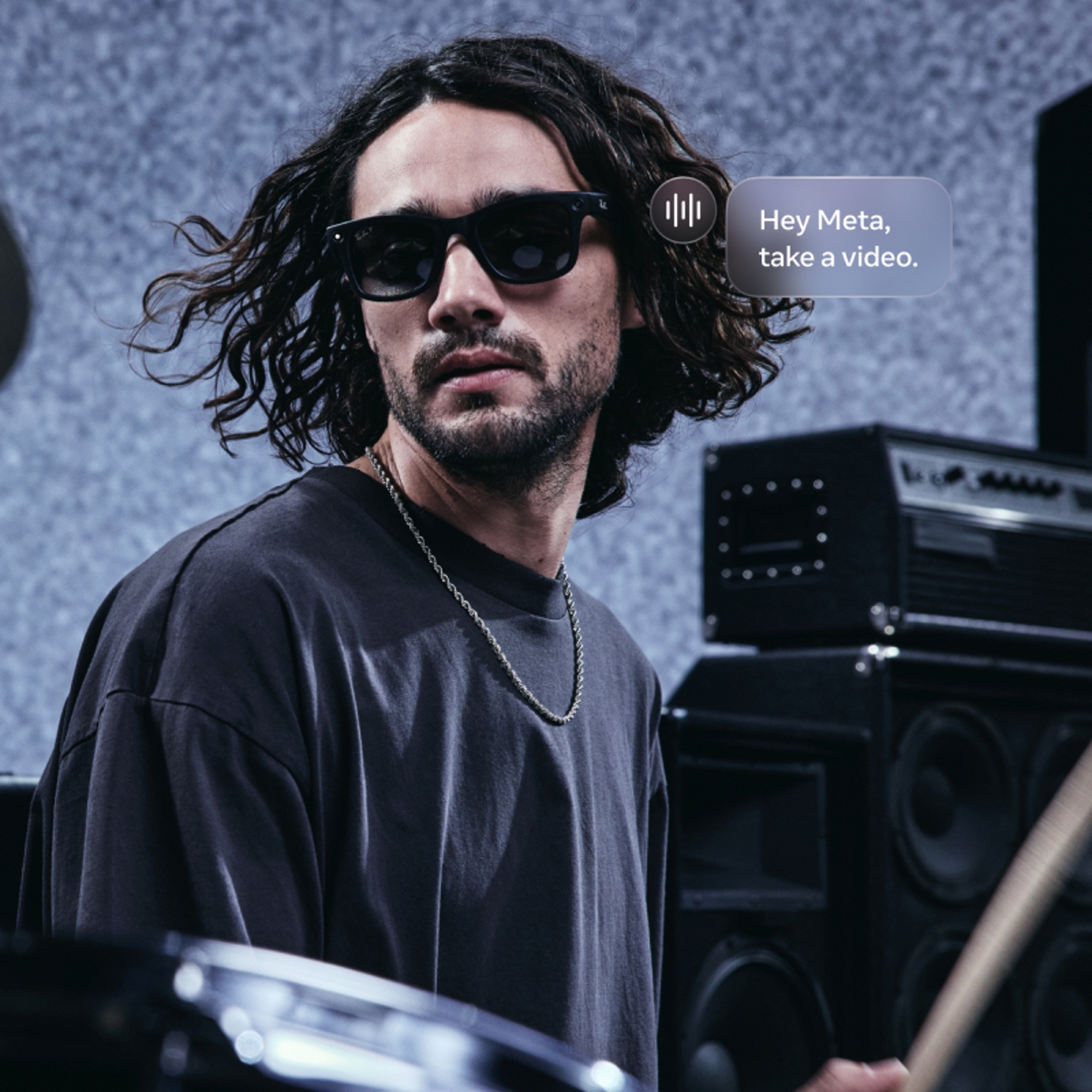 Man wearing Ray-Ban Meta Gen 2 glasses