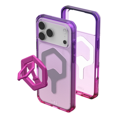UAG MagSafe Plyo Case w/ Magnetic Ring Stand for iPhone 17 Pro Max - Pink/Purple-slide-2