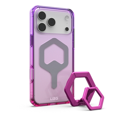 UAG MagSafe Plyo Case w/ Magnetic Ring Stand for iPhone 17 Pro Max - Pink/Purple-slide-0