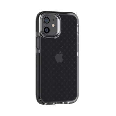 Estuche Tech21 Evo Check para el Apple iPhone 12 mini - Smokey/negro