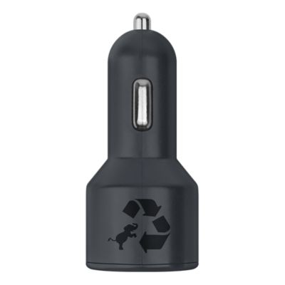 Nimble Eco-Friendly Rally Dual 32W Car Charger - Charcoal Grey