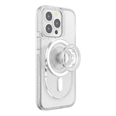PopSockets PopGrip MagSafe for iPhone 12 and up - Clear Translucent