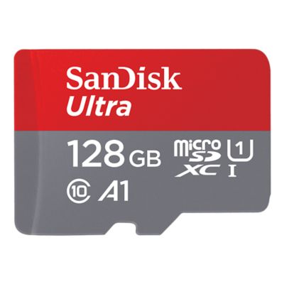 SanDisk 128GB Ultra microSD Memory Card - Gray