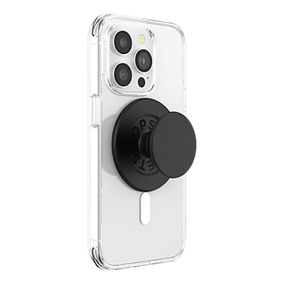 PopSockets PopGrip for Magnetic - Black, left view, left view-slide-3