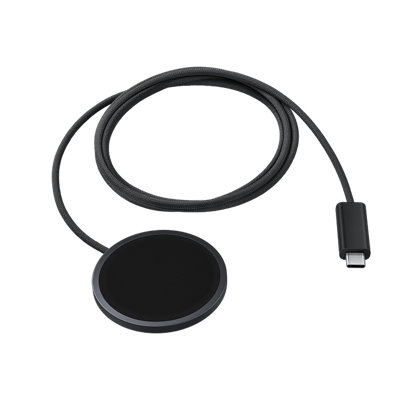 Black charging pad