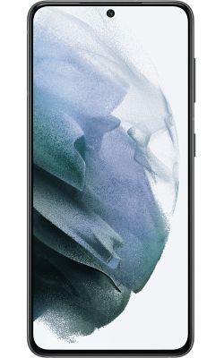 Vista frontal del Samsung Galaxy S21 5G - Phantom Gray
