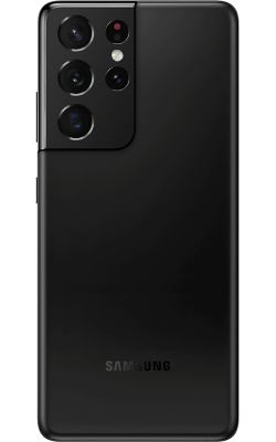 Vista trasera del Samsung Galaxy S21 Ultra 5G - Phantom Black