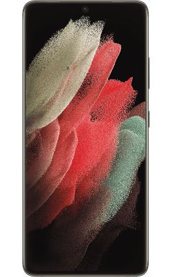 Vista frontal del Samsung Galaxy S21 Ultra 5G - Phantom Black