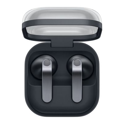 Samsung Galaxy Buds Four Pro in a case.