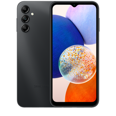 Front and back of Samsung GalaxyA14 5G shown