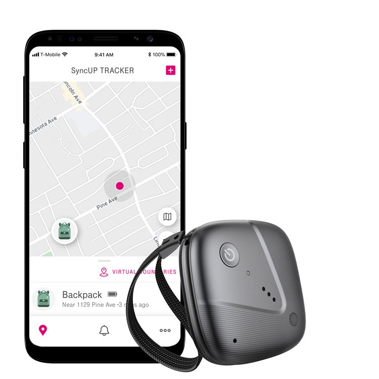 Serie van Nat Reductor SyncUP TRACKER, A GPS Device For Your Bike, Luggage & More | T-Mobile