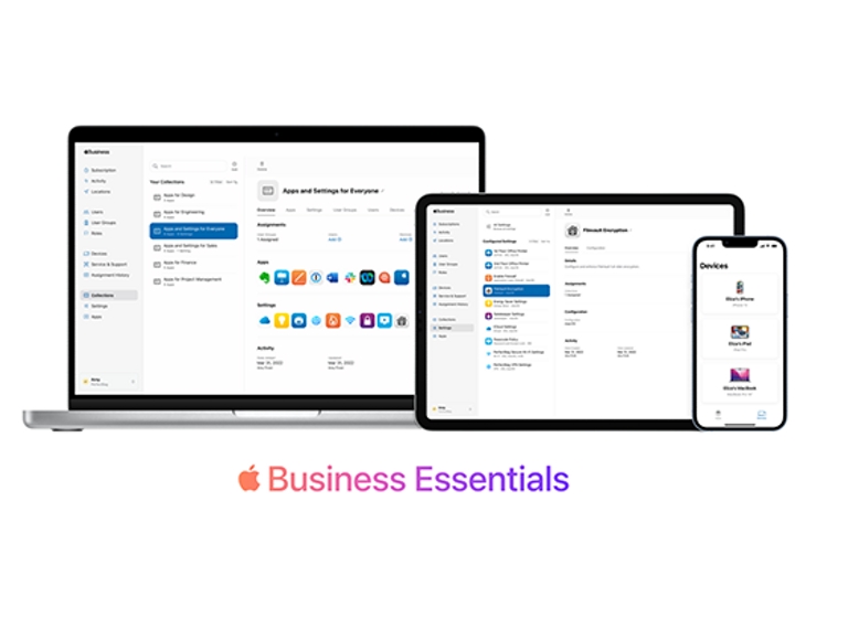 A tablet and smartphone overlapping one another.