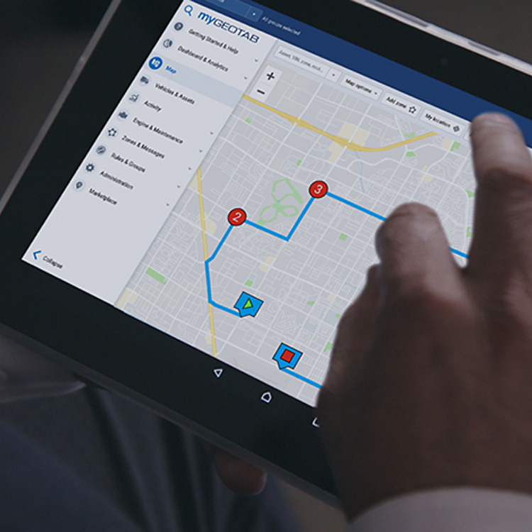 Working on directions in a tablet