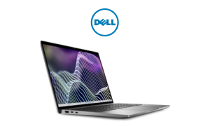 A Dell Latitude 7440 laptop and the Dell logo.