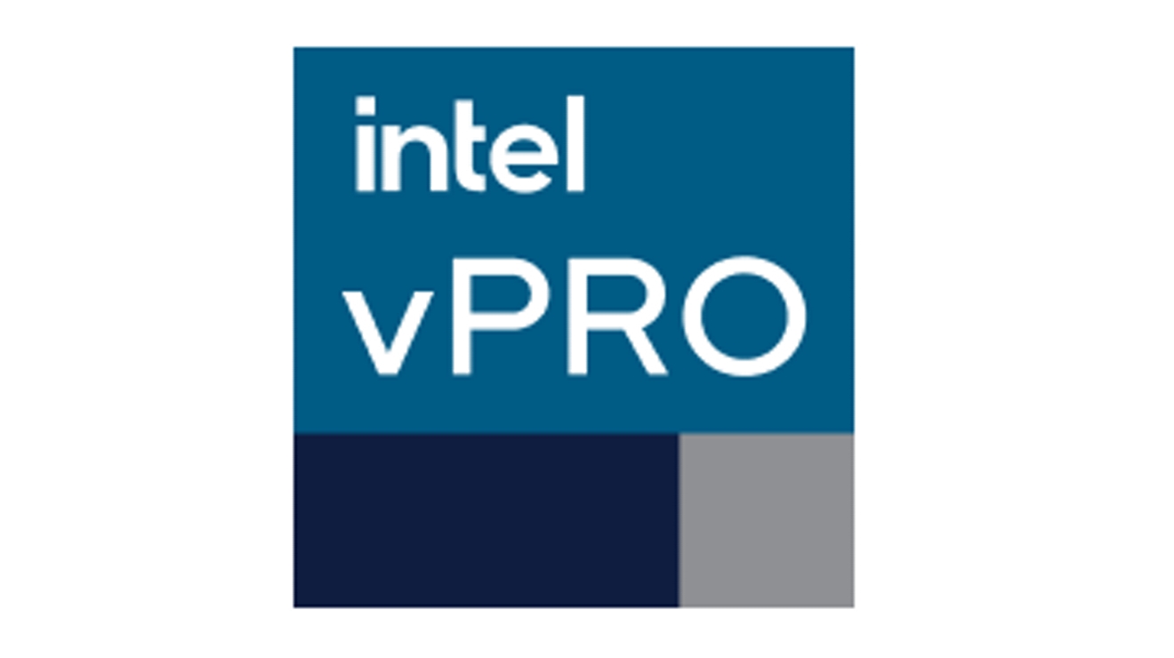 Intel vPro logo.