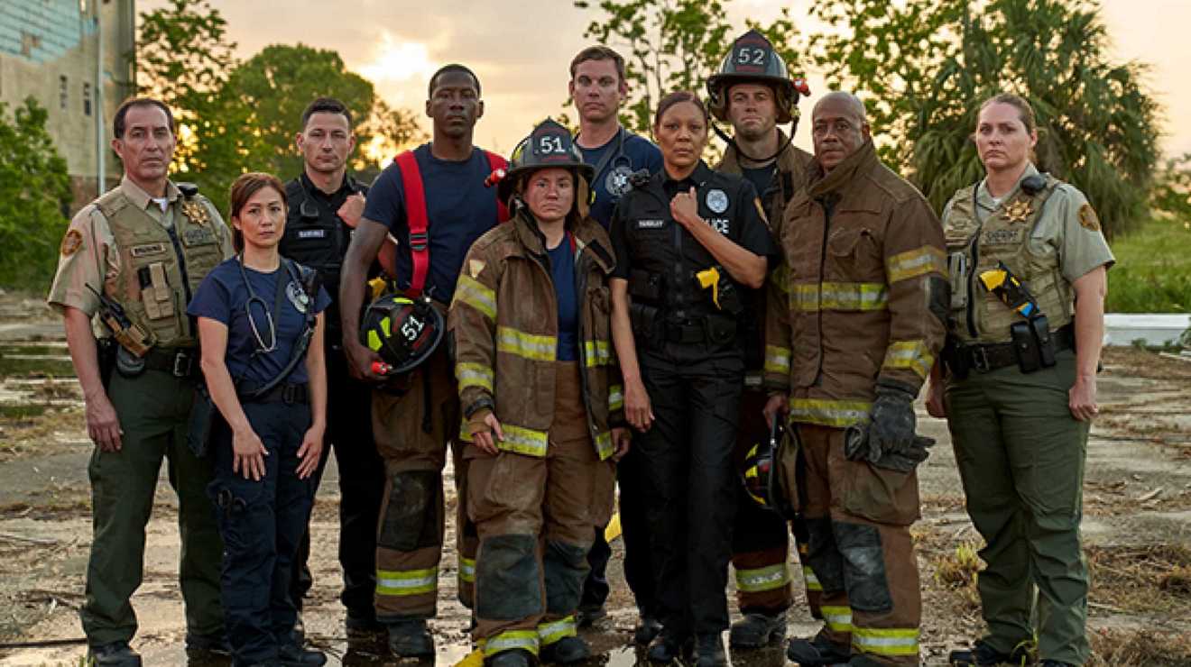 Officer on computer in car