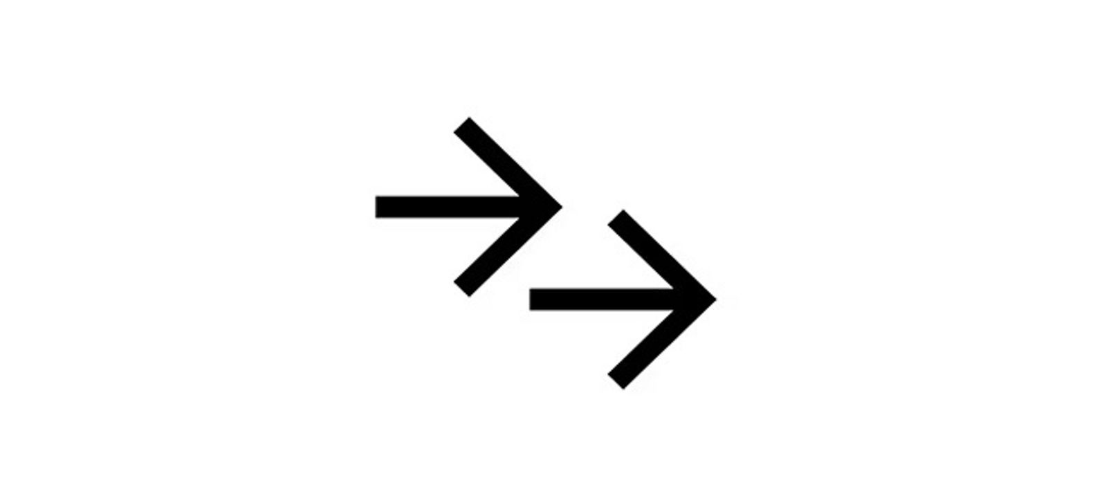 2 right arrow icons