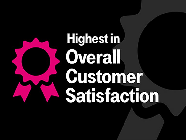 Highest in overall customer satisfaction