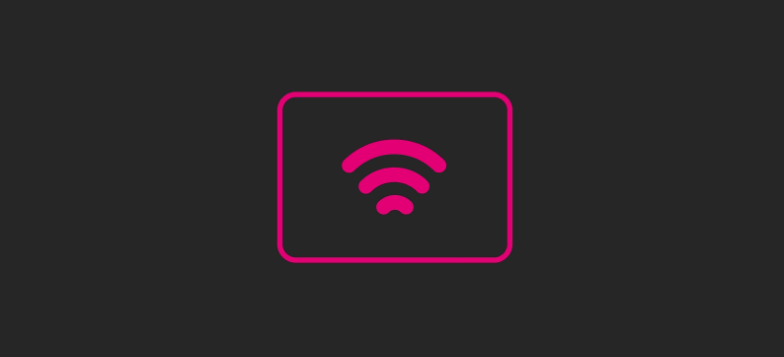 A Wi-Fi symbol.