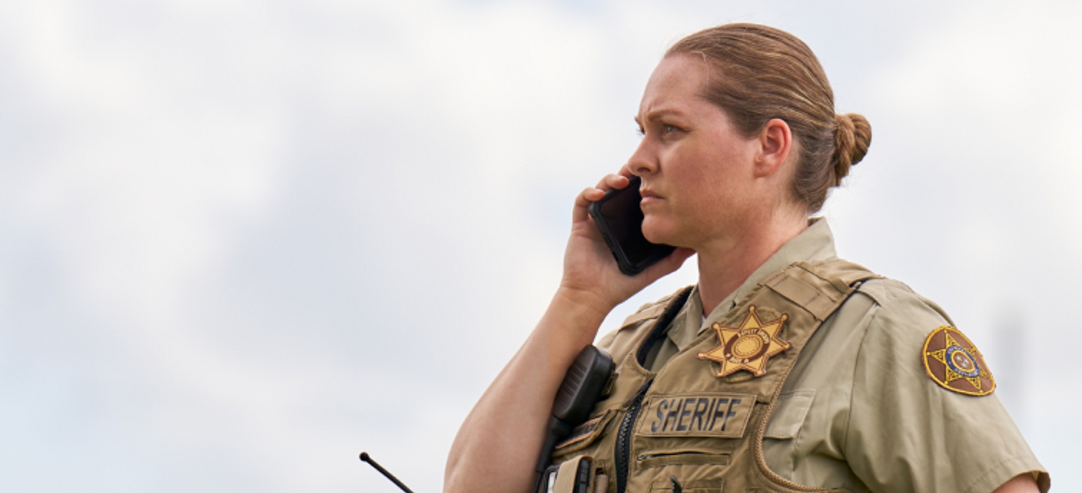 women sheriff on call