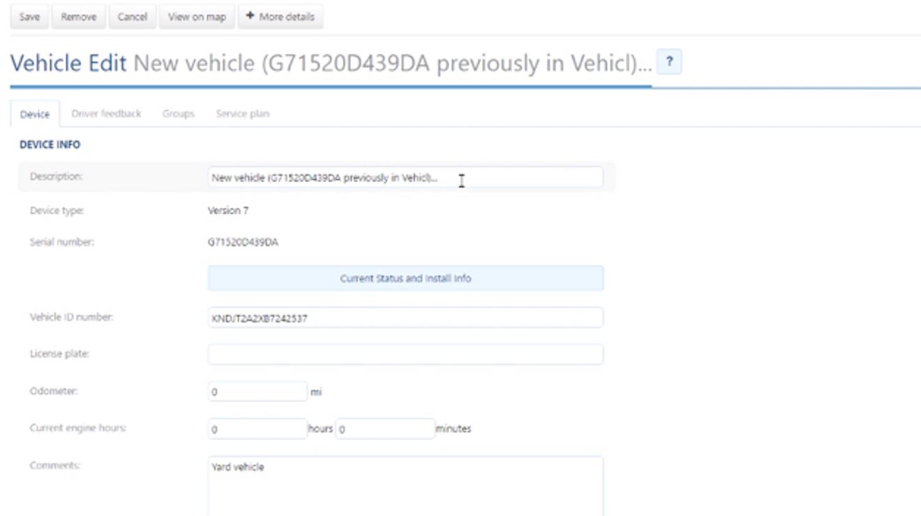 Enable automatic vehicle management