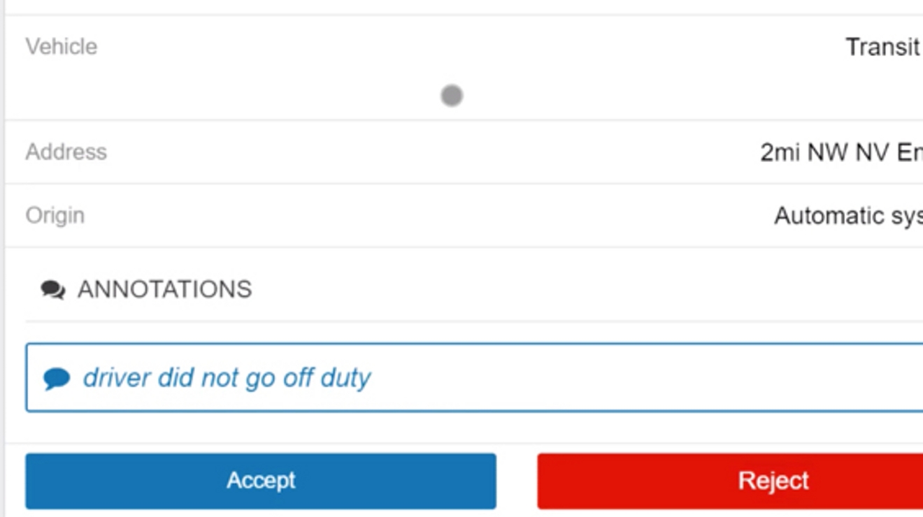 Launch video player: How to accept or reject log edits