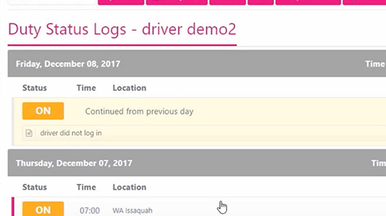Launch video player: Add and edit driver logs