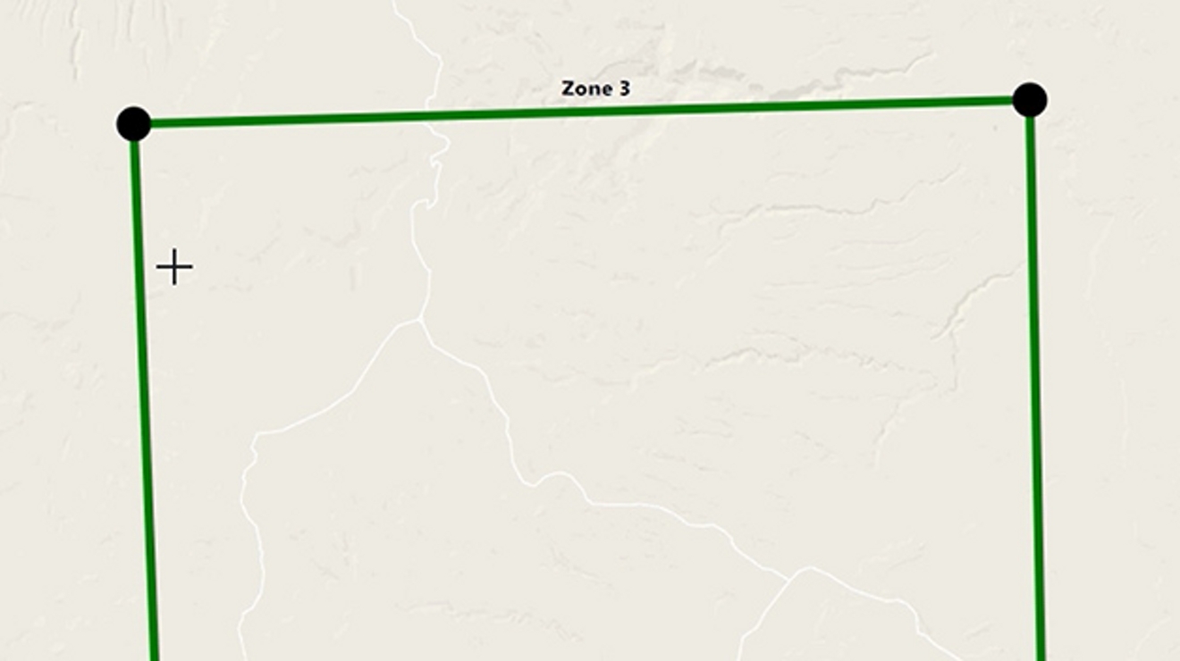 Launch video player: Edit a zone