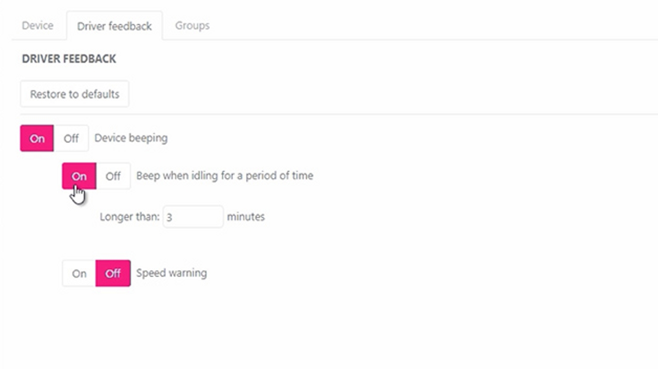 Launch video player: Enable driver feedback