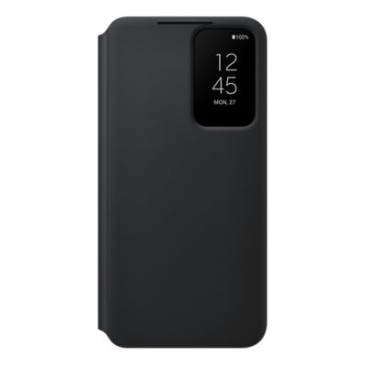 Samsung Clear View Cover Case for Samsung Galaxy S22 - Black