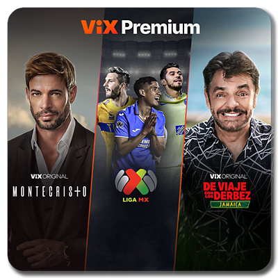 Featuring a composition of ViX shows, movies, and sport events.