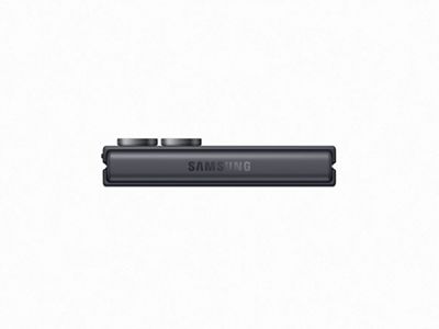 Side view of a Galaxy Z Flip 8 showcasing its thin, lightweight, pocketable design.