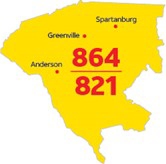 South Carolina 864 Area Code