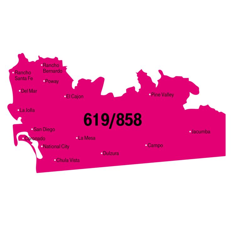 619 And 858 Area Code Notification | Adding New Area Codes | T-Mobile
