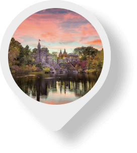 Belvedere Castle map pin