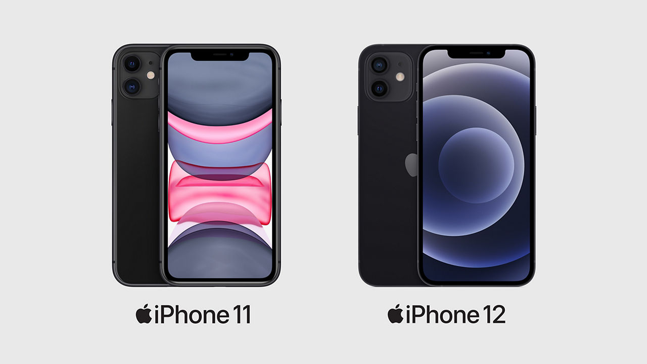 Imágenes de dispositivos Apple iPhone 11 y Apple iPhone 12