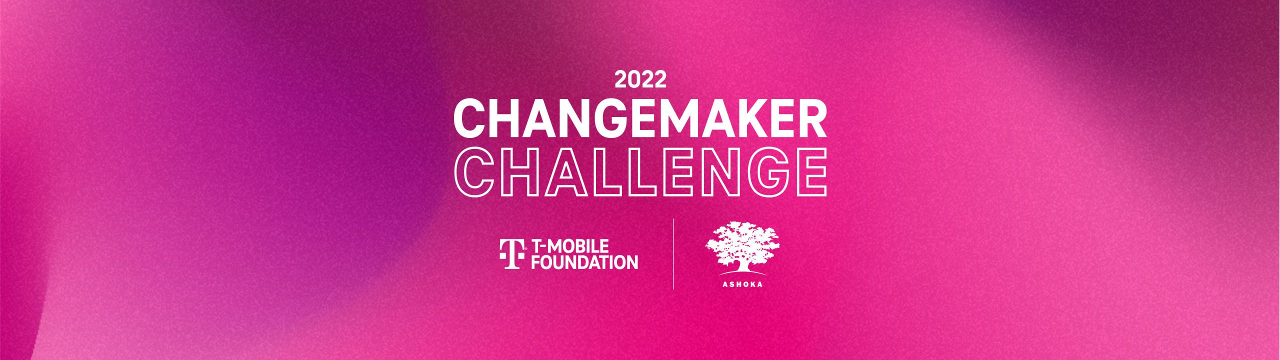Changemaker Challenge Logo, T-Mobile Foundation Logo and Ashoka Logo