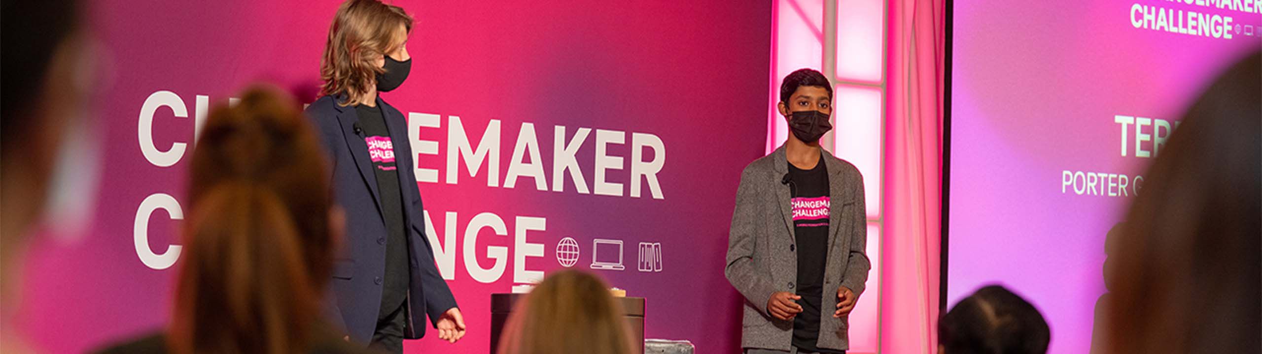 Changemaker Students arrive at the T-Mobile HQ