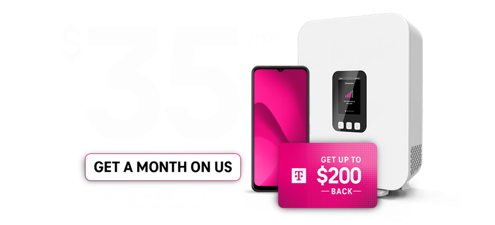 Magenta gift card; get up to 200 dollars back.