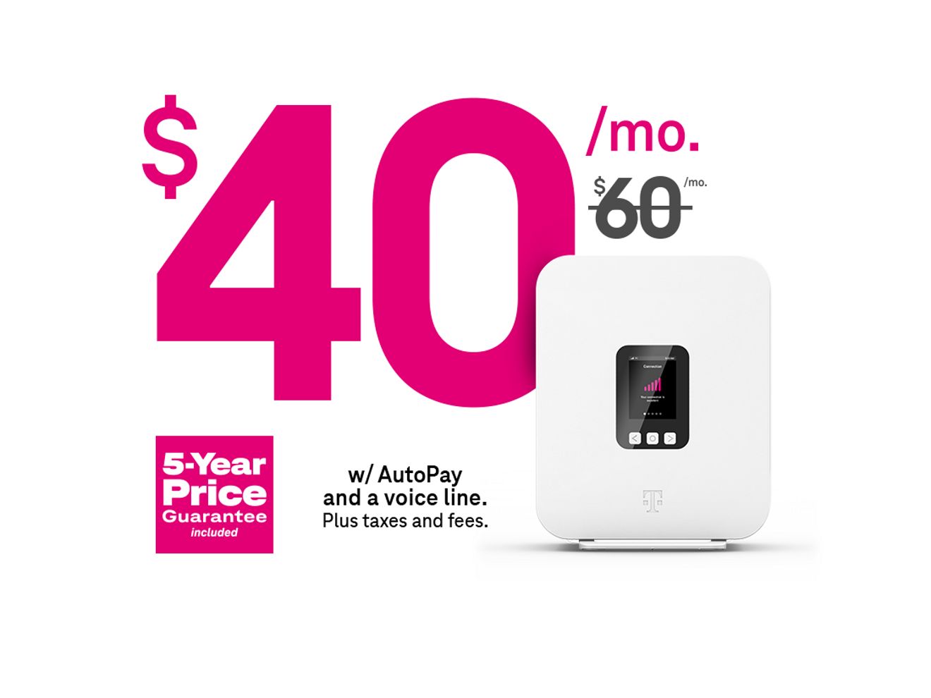 T-Mobile Home Internet | Reliable 5G Wireless Home Internet