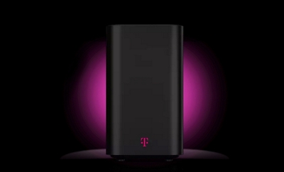 Square, black T-Mobile 5G Internet device
