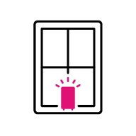 A TV icon shows the logos for hulu and Paramount Plus.