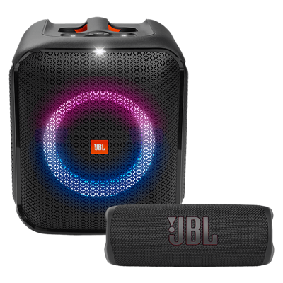 JBL speakers.