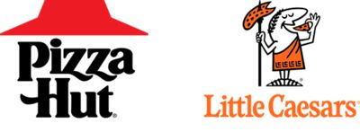 Pizza Hut and Little Caesars